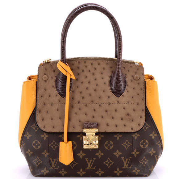 Louis Vuitton MM Majestueux Tote Monogram Canvas and Exotics - Picture 1 of 6
